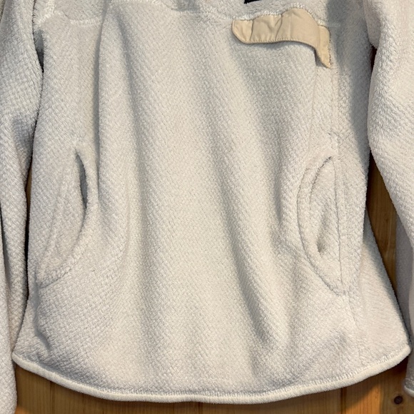 Patagonia Synchilla Snap-T Fleece Pullover Cream Women’s Size M Cozy Winter - Picture 5 of 7